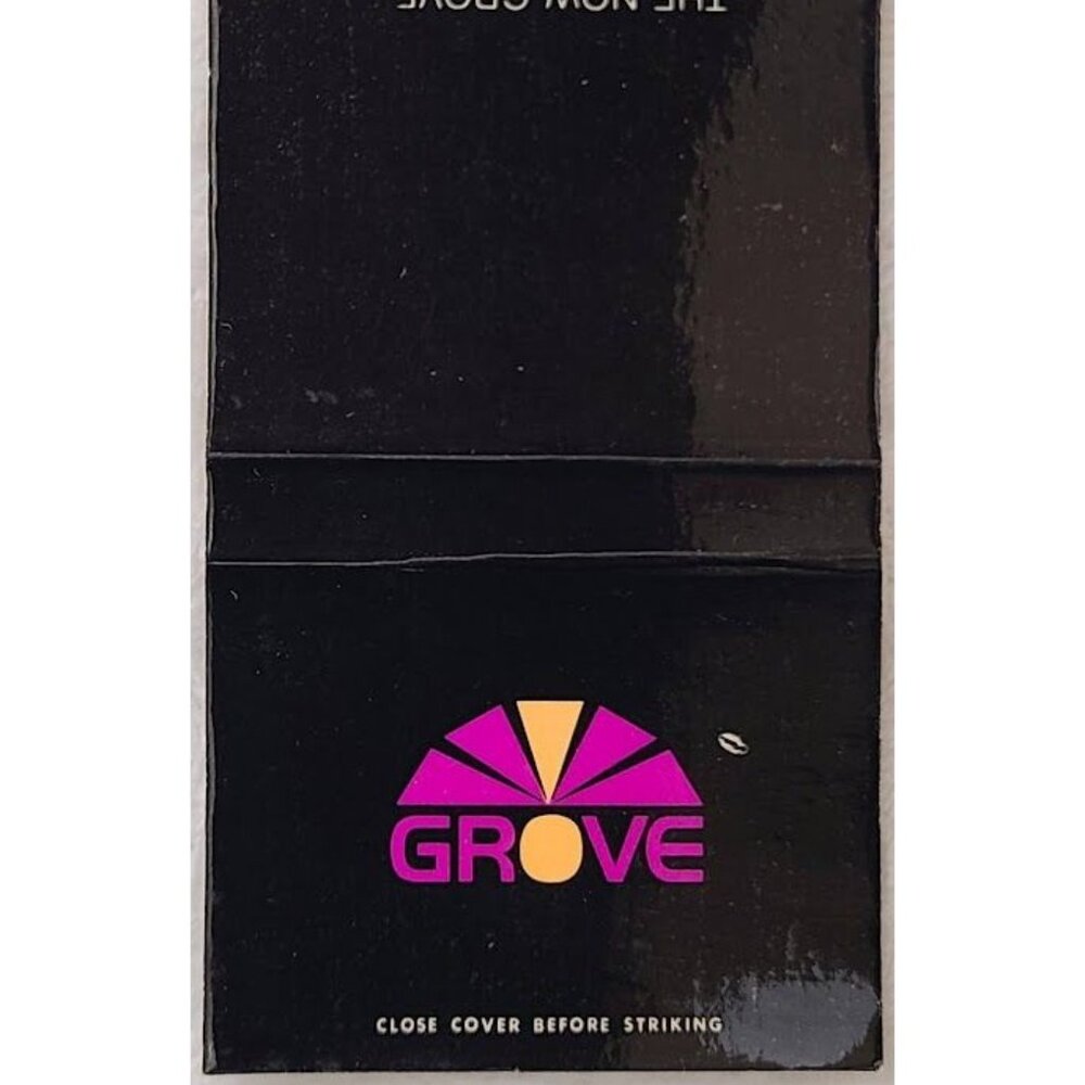Vintage Matchbook Cover The Grove Ambassador Hotel Los Angeles California